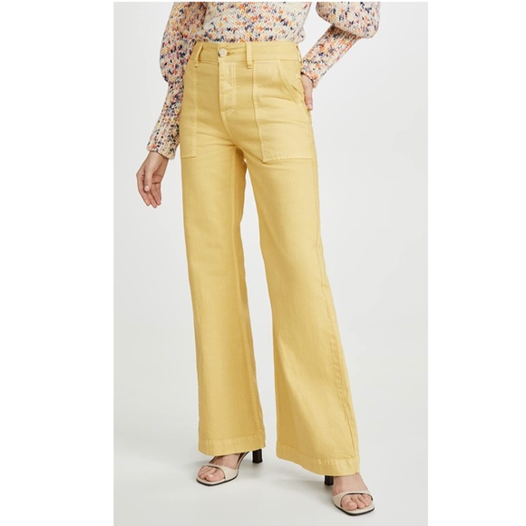 Rachel Antonoff Mike Pant in Deep Burgundy Red - Picture 3 of 9